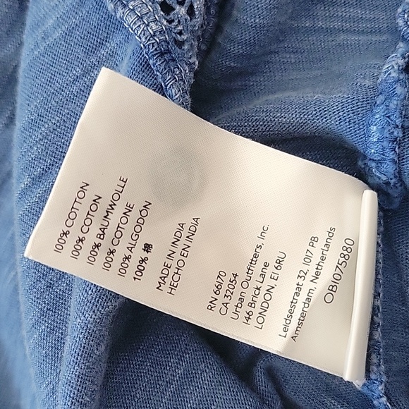 EUC Free People Le Femme Ruffled Crotchet Top Size XS - Picture 6 of 7